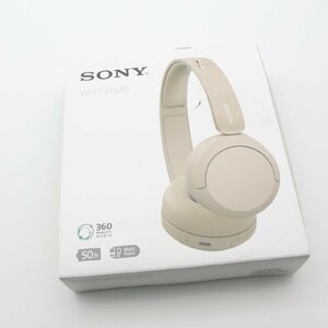 3661^ SONYiya less headphone WH-CH520 Bluetooth correspondence / light weight design equalizer beige [0520]