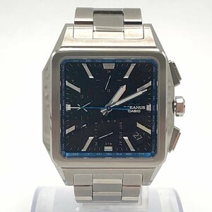 3668*[ Casio ] wristwatch Oceanus OCW-T5000-1AJF made in Japan Classic line Bluetooth installing radio wave solar men's silver [0507]