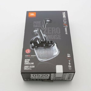 3695▲ JBL TUNE FLEX GHOST ワイヤレスイヤホン bluetooth 2ウェイ装着 イズキャンセリング/IPX4/ブラック/JBLTFLEXGBLK【0520】