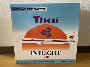  new goods \1,100~ INFLIGHT in flight 1/200 Thai international aviation THAI B777-300 old painting 