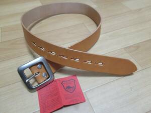 *774 Tochigi leather new goods fine quality 40mm width cow leather one sheets leather. gyalison belt W32 made in Japan 