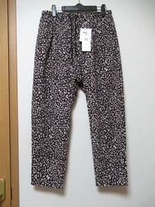 *823 CAMBIO can bio new goods NAVY Leopard relax pants M