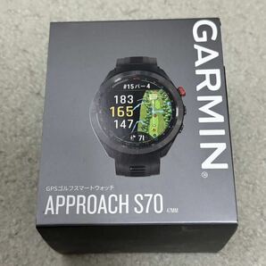 ガーミン GPSゴルフスマートウォッチ アプローチS70 BLACK 47mm GARMIN APPROACH S70 AMOLED(有機EL)ディスプレイ の画像2