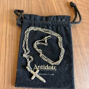 ANTIDOTE BUYERS CLUB シルバー チェーン ネックレス L クロス トップ セット cootieの画像2