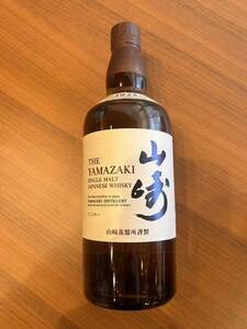 未開栓 サントリー シングルモルト ウイスキー 山崎 43度 700ml SUNTORY 