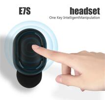 E7s tws Bluetoothヘッドセットワイヤレスヘッドセット(ブラック)_画像2