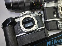 【リサイクル】 Nikon FE Canon AE-1 NIKON EL AUTO WINDER フィルムカメラまとめてジャンク品 1円スタート売り切り昭和レトロ 一眼レフ_画像4