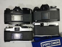 【リサイクル】 Canon AE-1 OLYMPUS PEN-F NIKON EM フィルムカメラまとめてジャンク品 ニコン 1円スタート売り切り昭和骨董品 カメラ_画像5