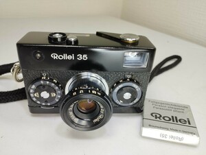 【リサイクル】 Rollei 35 ローライ Tessar ROLLEI フィルムカメラ コンパクト ブラック 1円スタート売り切り昭和ビンテージフィルムカメラ