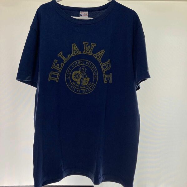 ランタグ チャンピオン Tシャツ ネイビー XL