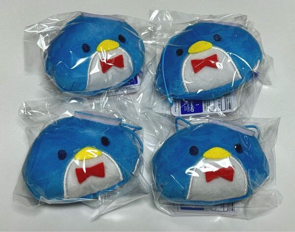 タキシードサム ぬいぐるみマスコット プライズ品 4個セット サンリオ