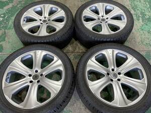 美品 KAHN RS-D 9.5j×22インチ +35 120-5h ハブ径72.6φ コンチネンタルクロスコンタクト 305/40R22 ロールスロイス BMW レンジローバー