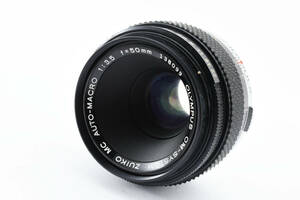 ★良品★オリンパス OLYMPUS OM-SYSTEM ZUIKO MC AUTO-MACRO 50mm F3.5 L250 #584