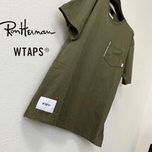 WTAPS Exclusive For Ronherman BLANK SS TEE 02 オリーブ ロンハーマン Tシャツ RHC レア_画像4