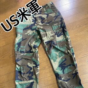 古着　US 米軍　カモフラージュ　カーゴパンツ