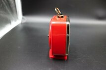 ジャンク品　SEIKO/セイコー　TP522R 赤　箱付き　ステップ式　目覚まし時計 　レトロ　アンティーク_画像4