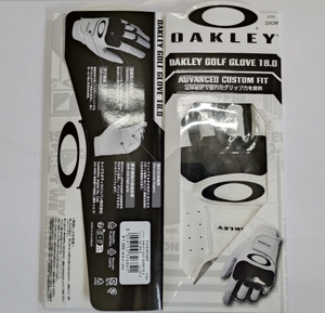 新商品【新品】OAKLEY（オークリー）GOLF　GLOVE　18.0　FOS901697（100　WHITE）23㎝　2枚組　正規品　ストレッチパーツを各所に配置