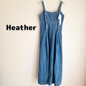 【タグ付き新品】Heather デニムワンピース ヘザー 6165