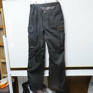 【中古美品】ROUGH&ROAD ラフアンドロード ヒートガード付 ライディングパンツ Lサイズ ブラック メンズ ボトムス バイク 二輪 ツーリング