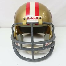 【未使用】【コレクション保管品】RIDDELL/リデル team tested tuff team NFL レプリカヘルメット アメフト アメリカンフットボール_画像5