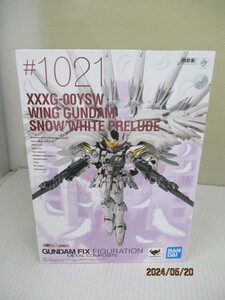 O7513 未開封 GUNDAM FIX FIGURATION METAL COMPOSITE 新機動戦記ガンダムW Frozen Teardrop ウイングガンダムスノーホワイトプレリュード