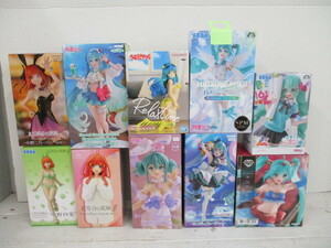 O7235 送料無料 未開封品 まとめ 初音ミク ボーカロイド 五等分の花嫁 うる星やつら フィギュア 10点セット プライズフィギュア★箱傷み有