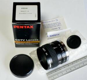 * Pentax B5014A 50mm F1.4 C mount lens 1~ FA industry for beautiful goods operation verification TV LENS inspection ) RICOH FL-BC5014A-VG (B)