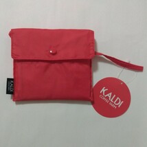 ☆KALDI カルディ エコバッグ レッド 赤 送料無料☆_画像1