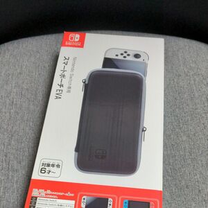 【任天堂ライセンス商品】 Nintendo Switch 専用 スマートポーチEVA ブラック×グレー