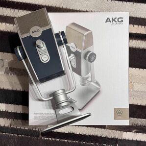 良品 AKG アーカーゲー LYRA USBマイク コンデンサーマイク 付属品有 動作確認済み リラ アカゲ 2023年12月購入