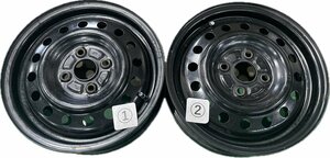 ★MK21S スズキ パレット　純正 14インチ スチール ホイール　2本　14×4.5J +50 PCD100 4穴 ハブ径54★