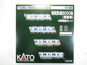 KATO　10-1648　東武鉄道8000系　更新車　4両増結セット