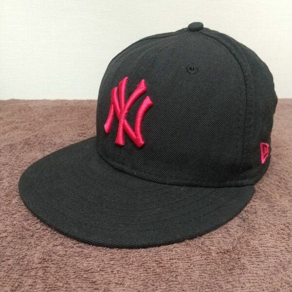 NEW ERA ニューエラ ピンク刺繍 ヤンキース キャップ 帽子