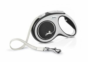 フレキシリード ニューコンフォート テープ M ( 5m, 25kg以下, ブラック ) 犬用伸縮リード ドイツflexi社製