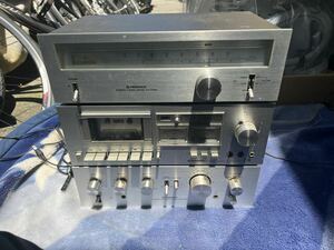 Pioneer パイオニア カセットデッキCT-205 ステレオチューナーTX-4400 アンプ SA-4400 オーディオ機器 音響機器 現状売り切り