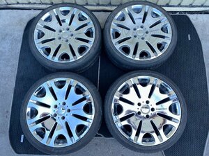 引き取り可　レーベンハート　Lowenhart　19×8J　＋38/＋45　PCD114.3　4本　中古品