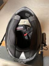 OGK カブト エアロブレード6 2023年製 フルフェイスヘルメット インカム付き Lサイズ フラットブラック_画像9