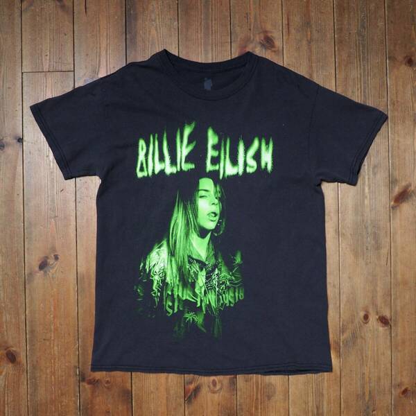Billie Eilish ビリーアイリッシュ Tシャツ バンドTシャツ バンT オフィシャル ブラック M