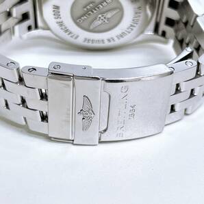 ブライトリング クロノマット44 AB011012/A691 ホワイトシェル 白文字盤 自動巻き クロノグラフ メンズ 腕時計 付属品完備 中古美品の画像5