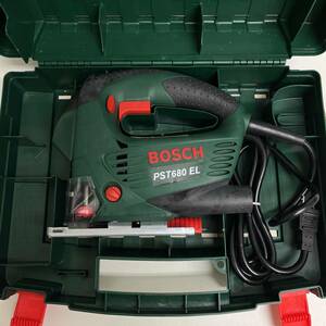  operation verification ending BOSCH Laser guide attaching jigsaw PST680EL power tool used 