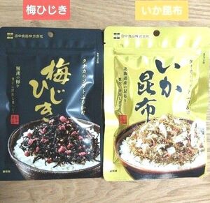 梅ひじき1 いか昆布1・ソフトふりかけ　田中食品　計2袋⑤　