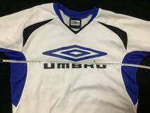 ☆送料無料☆umbro アンブロ 長袖プラクティスシャツ 白 ホワイト 150サイズ/USED_画像6