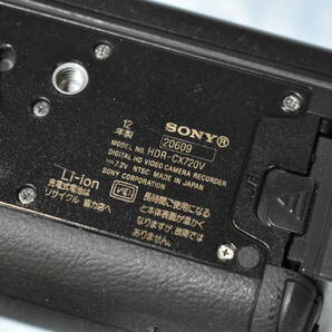 SONY（ソニー）デジタルHDビデオカメラレコーダー HDR-CX720V BATT NP-FV50 2本付き 専用キャリングケース付き（中古品）の画像10