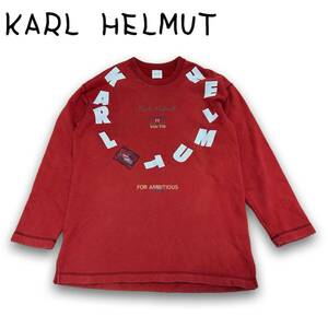 [KARL HELMUT] with logo sweatshirt RED