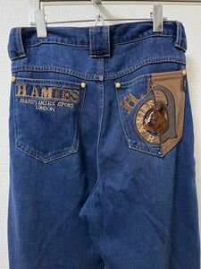 HARDY AMIES JEANS レーヨン混リラックスデニムY2K