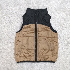 【送料無料】ノーブランド 中綿入り ベスト 95cm キッズ 子供服 の画像1