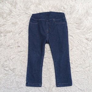 [ бесплатная доставка ] Muji Ryohin стрейч брюки 90cm талия резина baby ребенок одежда 