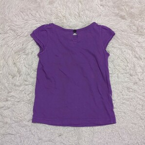 【送料無料】ANNASUI  アナスイミニ Tシャツ トップス 110㎝ ロゴ 紫 女の子 キッズ 子供服の画像2