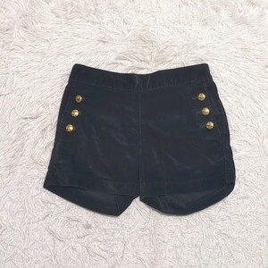 【送料無料】GAP DENIM　ギャップデニム　ショートパンツ　ショーパン　130cm　黒　キッズ　子供服