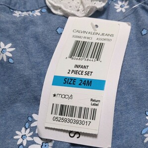 【送料無料】Calvin Klein Jeans カルバンクライン ワンピース 24month ベビー 子供服の画像7